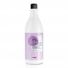 GLOSSCO WHITE & SILVER SHAMPOO - pilkinanatis plaukų šampūnas 500 ml